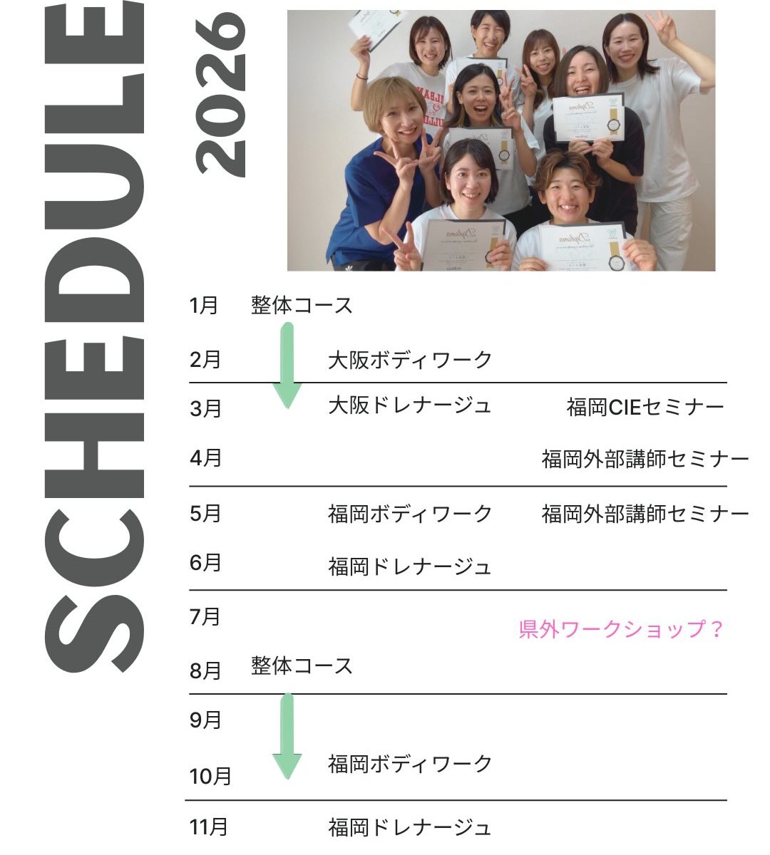2026年メアレスピ産前産後ケアセラピスト養成スクール